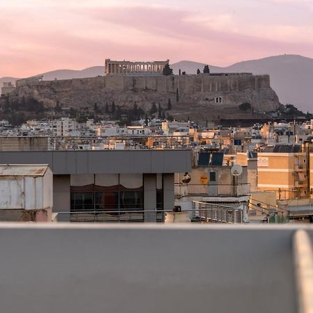 Apartamento Sunny Penthouse W/ Acropolis View Next To Metro Atenas Exterior foto